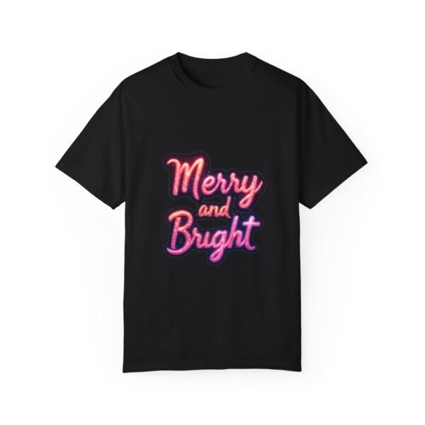 Celebrate in Style – Merry and Bright Unisex T-shirt