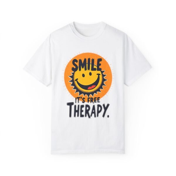 11237961130027010238_2048.jpeg Smile, It's Free Therapy Unisex T-shirt β The Best Kind of Medicine