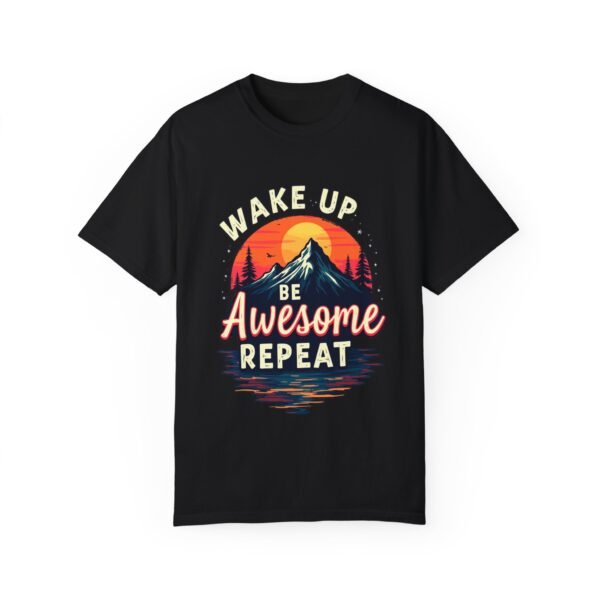 11705769417559384957_2048.jpeg Wake Up, Be Awesome, Repeat Unisex T-shirt – Rise and Shine in Style