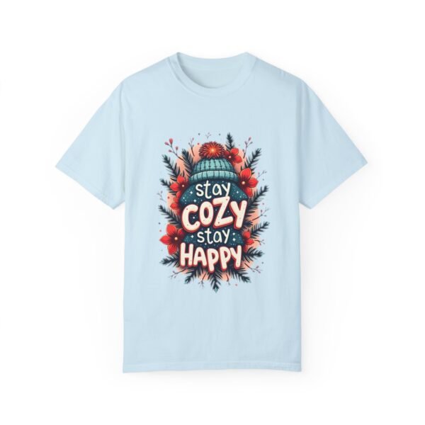 13217644933277596260_2048.jpeg Stay Cozy, Stay Happy Unisex T-shirt – Happiness in Every Hug of Comfort