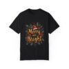 Merry and Bright Unisex T-shirt – Sleigh the Holidays
