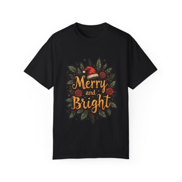 Merry and Bright Unisex T-shirt – Sleigh the Holidays
