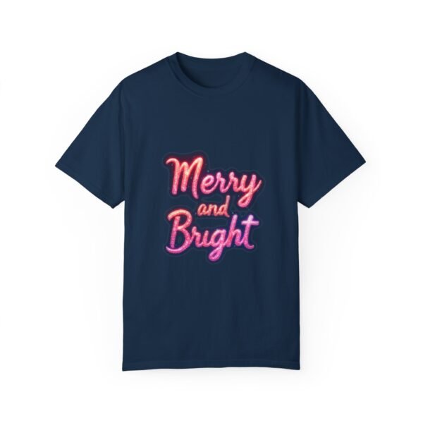 Celebrate in Style – Merry and Bright Unisex T-shirt