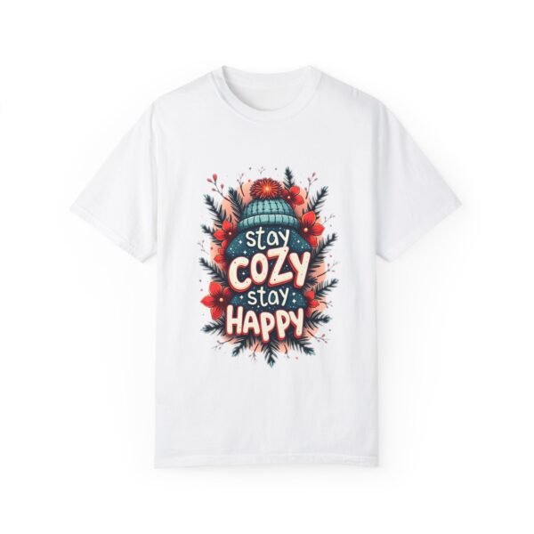 13375164719470327618_2048.jpeg Stay Cozy, Stay Happy Unisex T-shirt – Happiness in Every Hug of Comfort