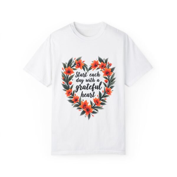13715125359301969907_2048.jpeg Start Each Day with a Grateful Heart Unisex T-shirt – Grateful Vibes Only