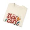 14880560937368083234_2048.jpeg Stay Cozy, Stay Happy Unisex T-shirt – The Perfect Blend of Comfort and Joy