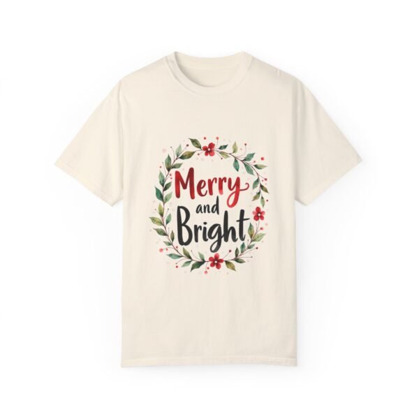 Merry and Bright Unisex T-shirt – Light Up the Holidays