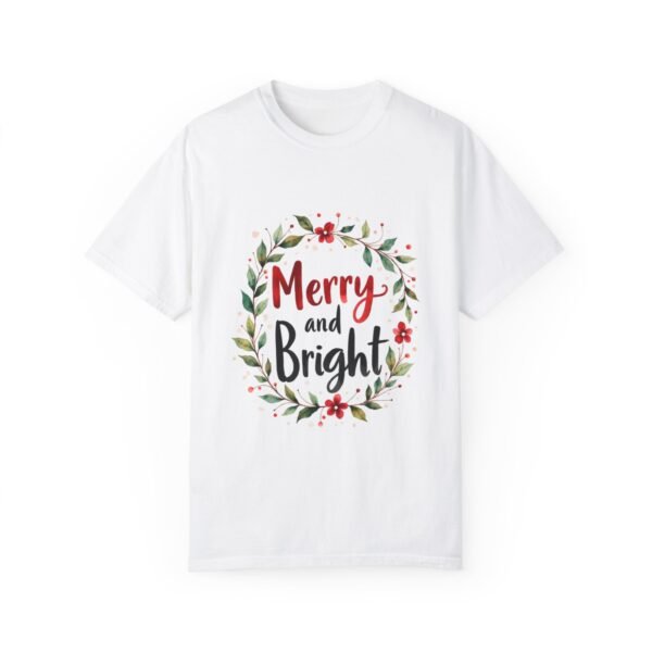 Merry and Bright Unisex T-shirt – Light Up the Holidays