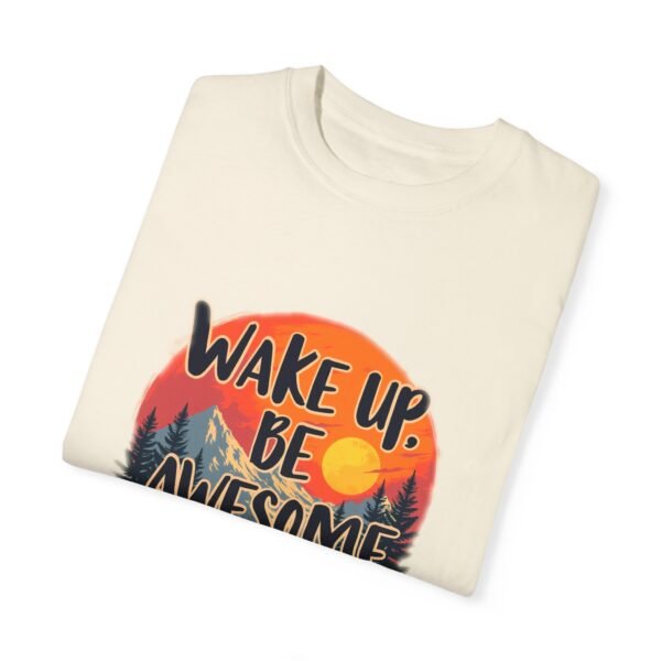 Wake Up, Be Awesome, Repeat Unisex T-shirt – Fuel Your Day with Positivity
