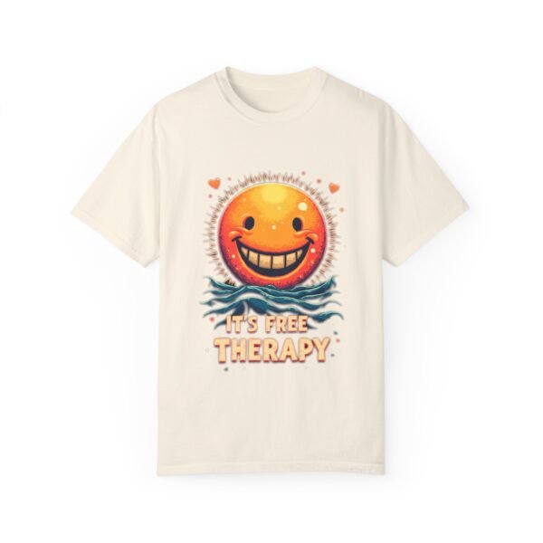 17896496490785314247_2048.jpeg Smile, It's Free Therapy Unisex T-shirt β Your Daily Dose of Happiness