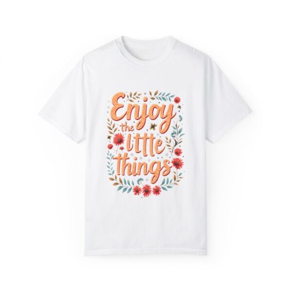 17964845492859424884_2048.jpeg Enjoy the Little Things Unisex T-shirt – A Gentle Reminder to Smile