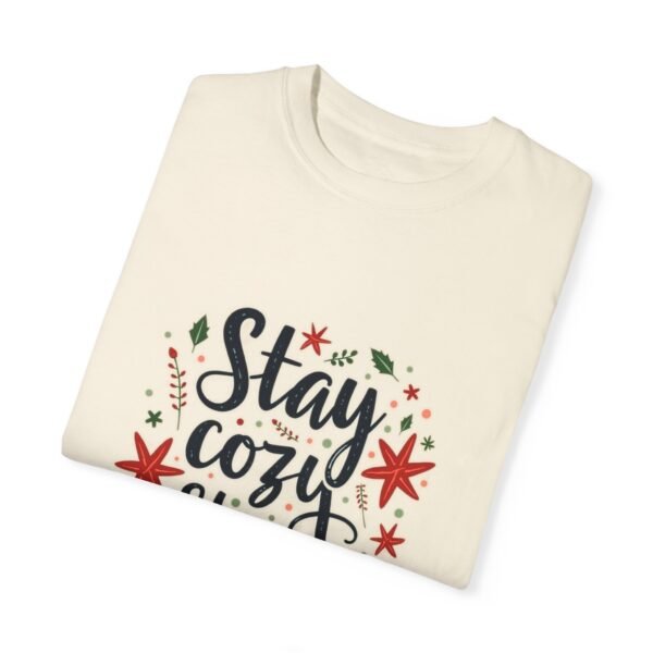 18174774454506874663_2048.jpeg Stay Cozy, Stay Happy Unisex T-shirt – Comfort is the Key to Happiness