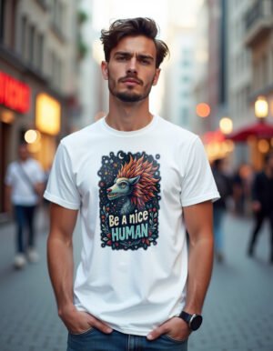 Embrace Positivity with the Be a Nice Human T-shirt