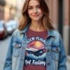 Catch Flights, Not Feelings Unisex T-shirt – Travel in Style
