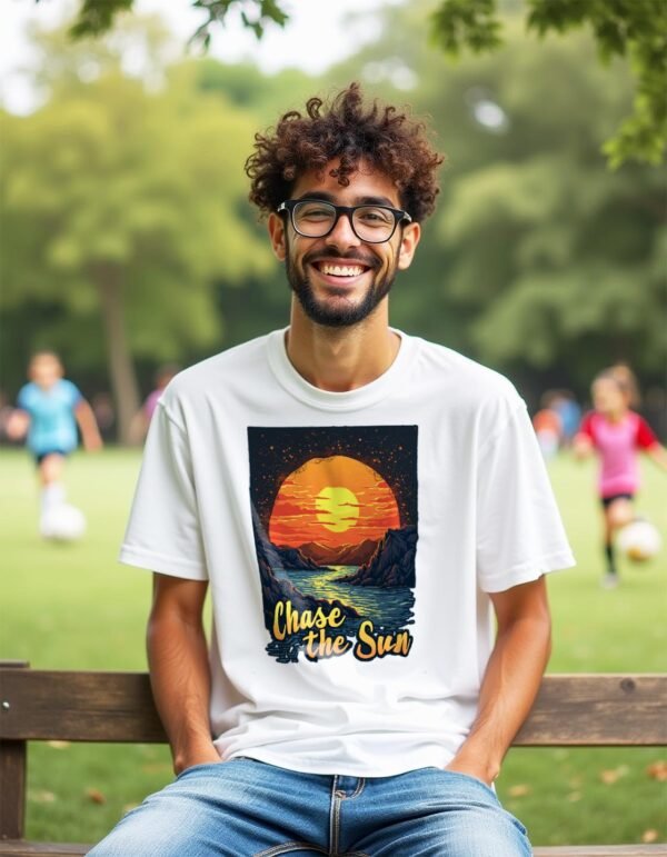 Chase the Sun Unisex T-shirt – Live Brightly
