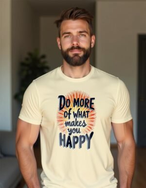 20241209231021-1efb682c-3ce1-6a10-befe-f666860a93b3.jpg Do More of What Makes You Happy Unisex T-shirt – Follow Your Joy