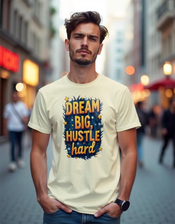 Dream Big, Hustle Hard Unisex T-shirt – For the Go-Getters