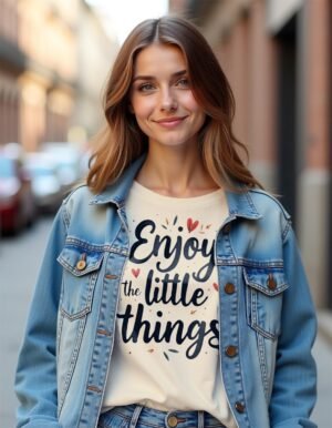 Enjoy the Little Things Unisex T-shirt – Appreciate Every Day