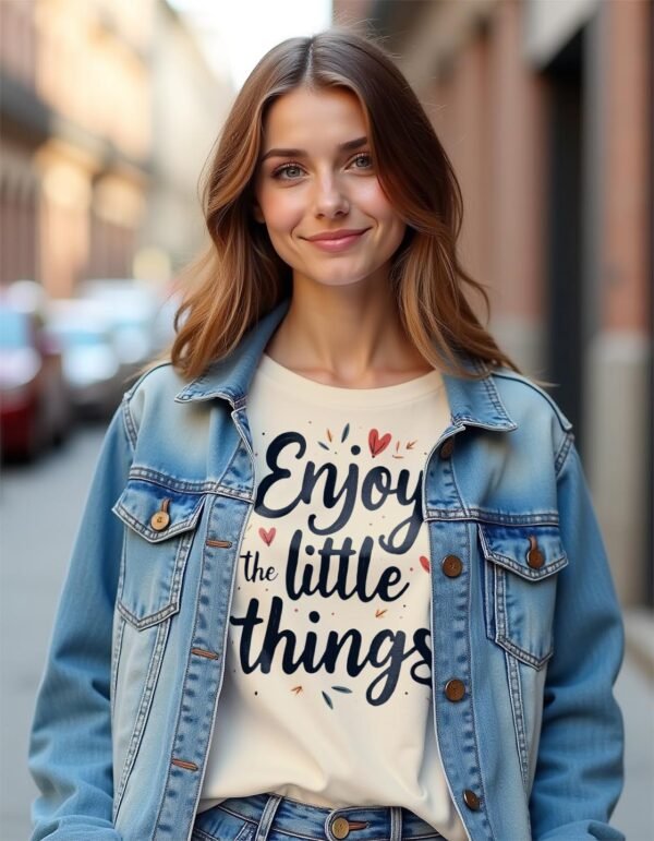 20241210020000-1efb69a7-66fc-6f62-b439-3a0af3dcb9c3.jpg Enjoy the Little Things Unisex T-shirt – Appreciate Every Day