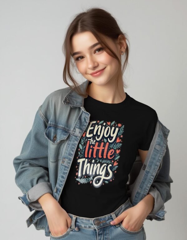 20241210021812-1efb69d0-1709-6eaa-9e73-f666860a93b3.jpg Enjoy the Little Things Unisex T-shirt – Happiness in the Details