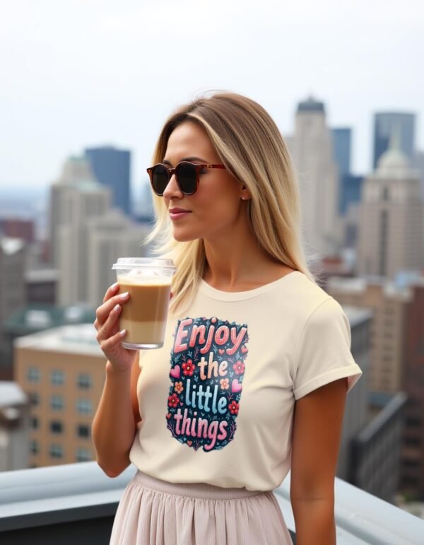 Enjoy the Little Things Unisex T-shirt – Find Joy in Every Moment