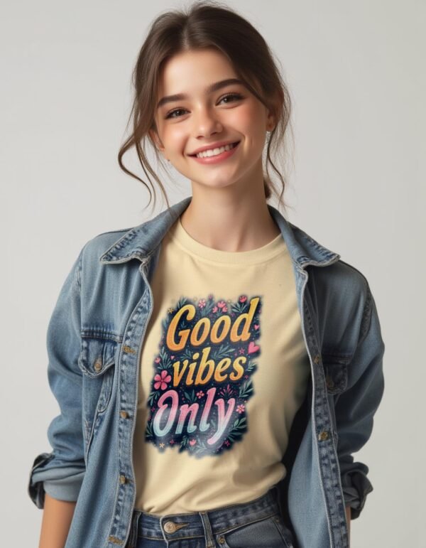 Good Vibes Only Unisex T-shirt – Radiate Happiness