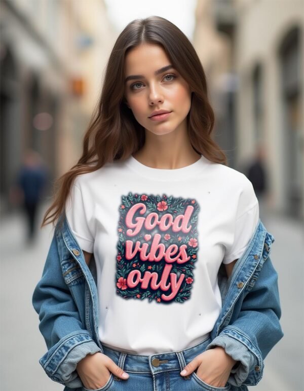Good Vibes Only Unisex T-shirt – Your Daily Dose of Positivity