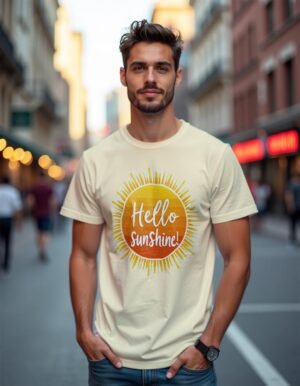 Feel the Glow – Hello Sunshine Unisex T-shirt