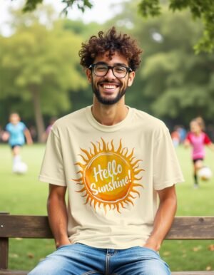 20241211022250-1efb766d-1f11-61f8-b1bf-6e30dc3137ec.jpg Hello Sunshine Unisex T-shirt – Brighten Every Day