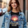 Keep Shining, Beautiful Soul Unisex T-shirt – Let Your Light Lead the Way