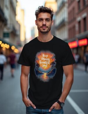 20241211023938-1efb7692-a3dc-6e94-ac35-daf6b633efe9.jpg Shine Bright – Keep Shining, Beautiful Soul Unisex T-shirt