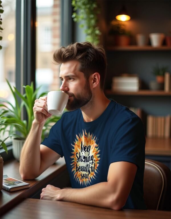 20241211024050-1efb7695-5441-638c-9ca6-72e5f2699cfd.jpg Keep Shining, Beautiful Soul Unisex T-shirt – Embrace Your Light