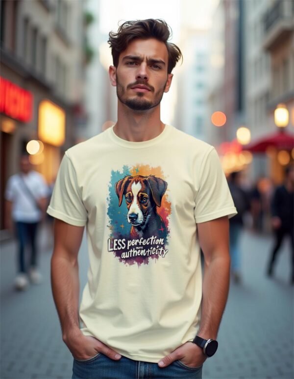 Less Perfection, More Authenticity Unisex T-shirt – Embrace Your Real Self