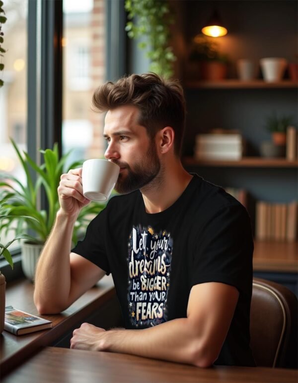 20241211044808-1efb77b1-de9d-61b2-9f5b-daf6b633efe9.jpg Dream Bold, Live Fearlessly – Let Your Dreams Be Bigger Than Your Fears Unisex T-shirt