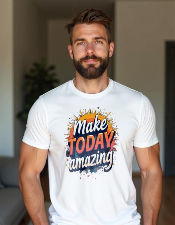 20241211052950-1efb780f-1667-6e96-8297-fe1a8e493f1a.jpg Make Today Amazing Unisex T-shirt – Live with Purpose