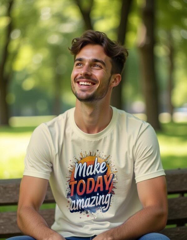 20241211053000-1efb780f-7920-6506-8bdf-daf6b633efe9.jpg Make Today Amazing Unisex T-shirt – Live with Purpose