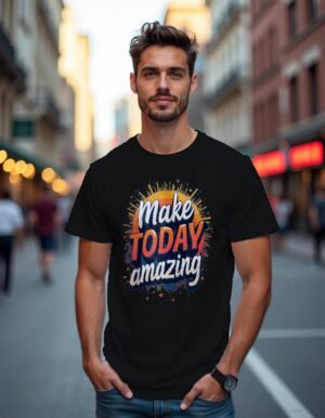 20241211053013-1efb780f-f590-6ece-acb6-b2e448bed487.jpg Make Today Amazing Unisex T-shirt – Live with Purpose
