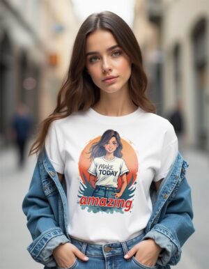 20241211053055-1efb7811-8072-6b5e-a225-6e30dc3137ec.jpg Make Today Amazing Unisex T-shirt – The Power to Make It Great