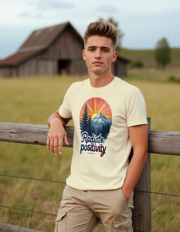 Radiate Positivity Unisex T-shirt – Your Energy Is Contagious
