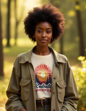 20241217231259-1efbccc7-4dc0-6732-bf1e-4e613ce8fc32.jpg Radiate Positivity Unisex T-shirt – Positivity Is Power