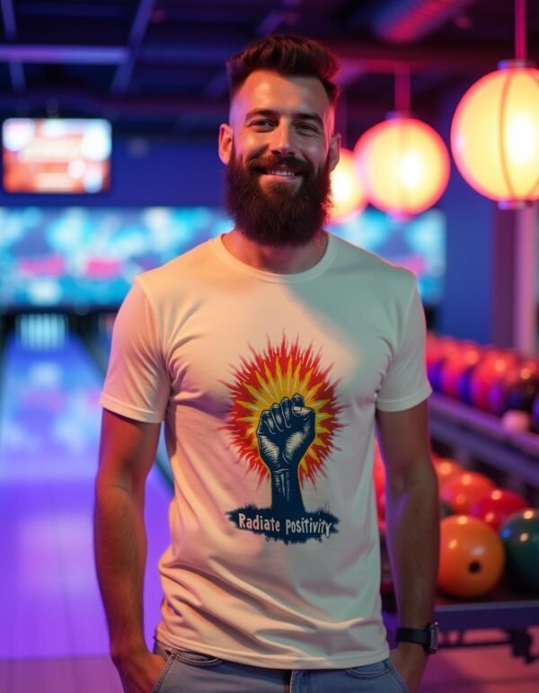 Radiate Positivity Unisex T-shirt – Spread the Good Vibes