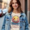 20241217232736-1efbcce7-f95f-64d8-938e-ca73a63ac2dc.jpg Smile, It's Free Therapy Unisex T-shirt β Your Daily Dose of Happiness