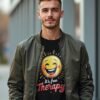 Smile, It's Free Therapy Unisex T-shirt – A Simple Smile Can Change Everything