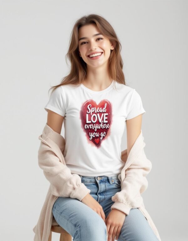 20241217234548-1efbcd10-ad9a-6024-885f-4e613ce8fc32.jpg Spread Love Everywhere You Go Unisex T-shirt – Be the Light in the World
