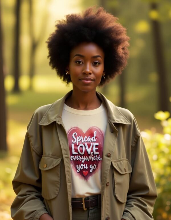 20241217234557-1efbcd11-03d2-66f8-ac1a-ca73a63ac2dc.jpg Spread Love Everywhere You Go Unisex T-shirt – Be the Light in the World