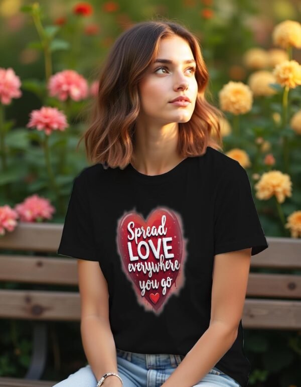 20241217234620-1efbcd11-deee-630e-aa4d-ca73a63ac2dc.jpg Spread Love Everywhere You Go Unisex T-shirt – Be the Light in the World