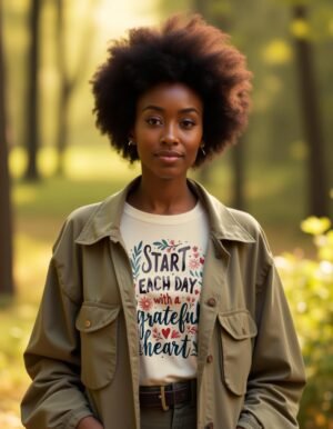 Start Each Day with a Grateful Heart Unisex T-shirt – Embrace the Blessings