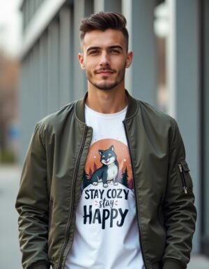 Stay Cozy, Stay Happy Unisex T-shirt – Embrace Comfort and Joy