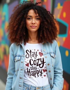 Stay Cozy, Stay Happy Unisex T-shirt – Happiness Starts with Comfort