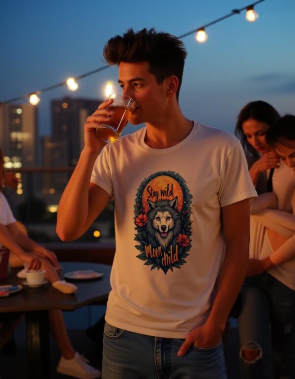 20241218030159-1efbcec7-273a-63e0-931e-4630e29fcf1b.jpg Stay Wild, Moon Child Unisex T-shirt – Dance with the Moon